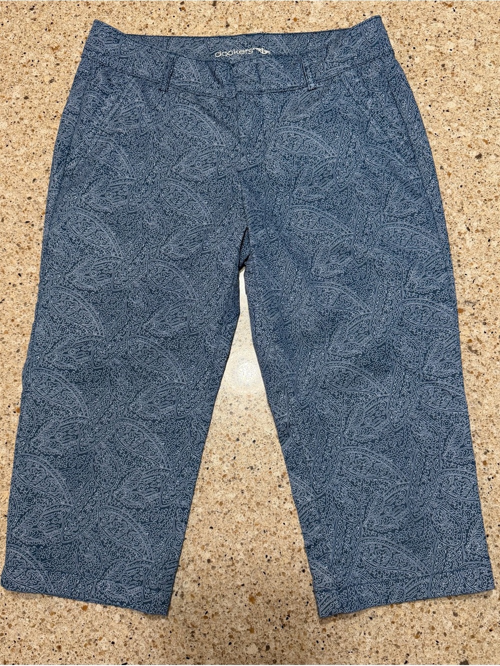 Dockers Men’s Navy Blue Paisley Chinos